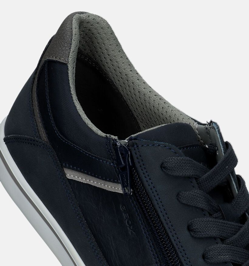 Geox Bruine Sneakers met Veter en Rits voor heren (360100) - geschikt voor steunzolen