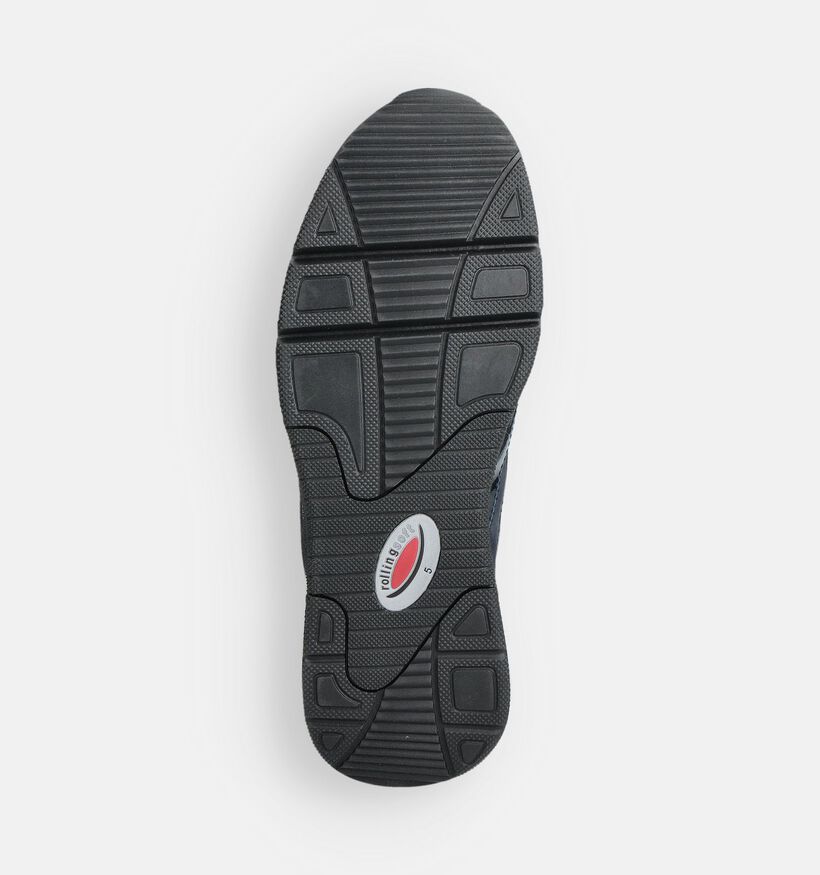 Gabor Rollingsoft Chaussures à lacets en Bleu foncé pour femmes (360324) - pour semelles orthopédiques