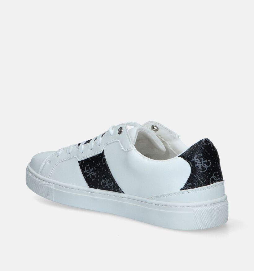 Guess Todi 4G Witte Sneakers voor heren (343208) - geschikt voor steunzolen