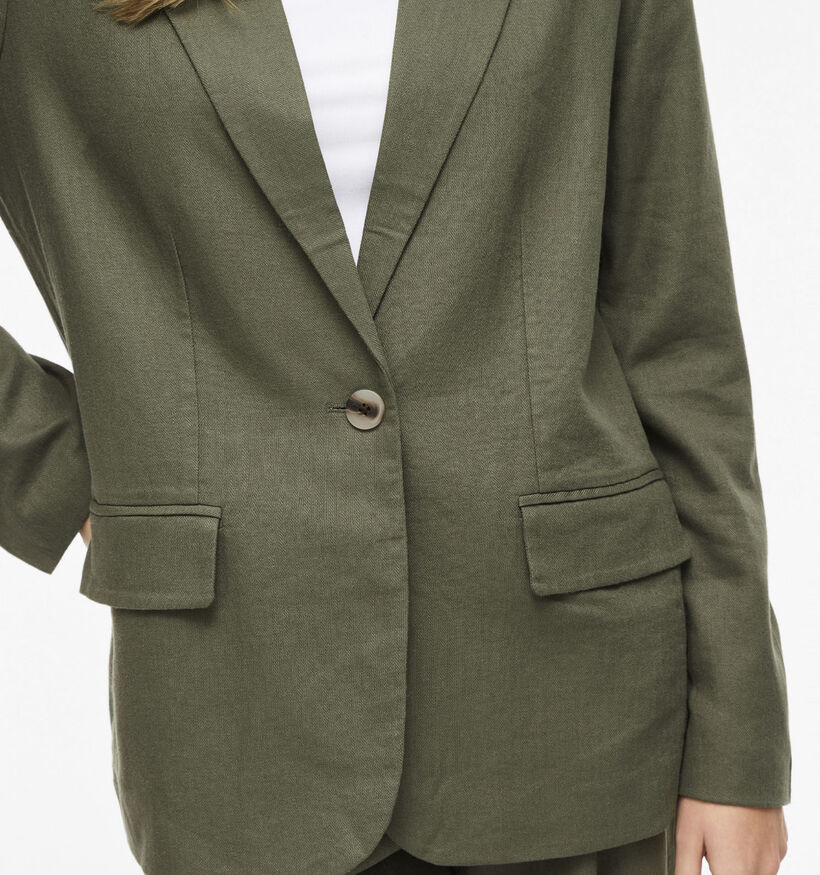 Vila Jolanda Linen Blend Groene Blazer voor dames (368039)