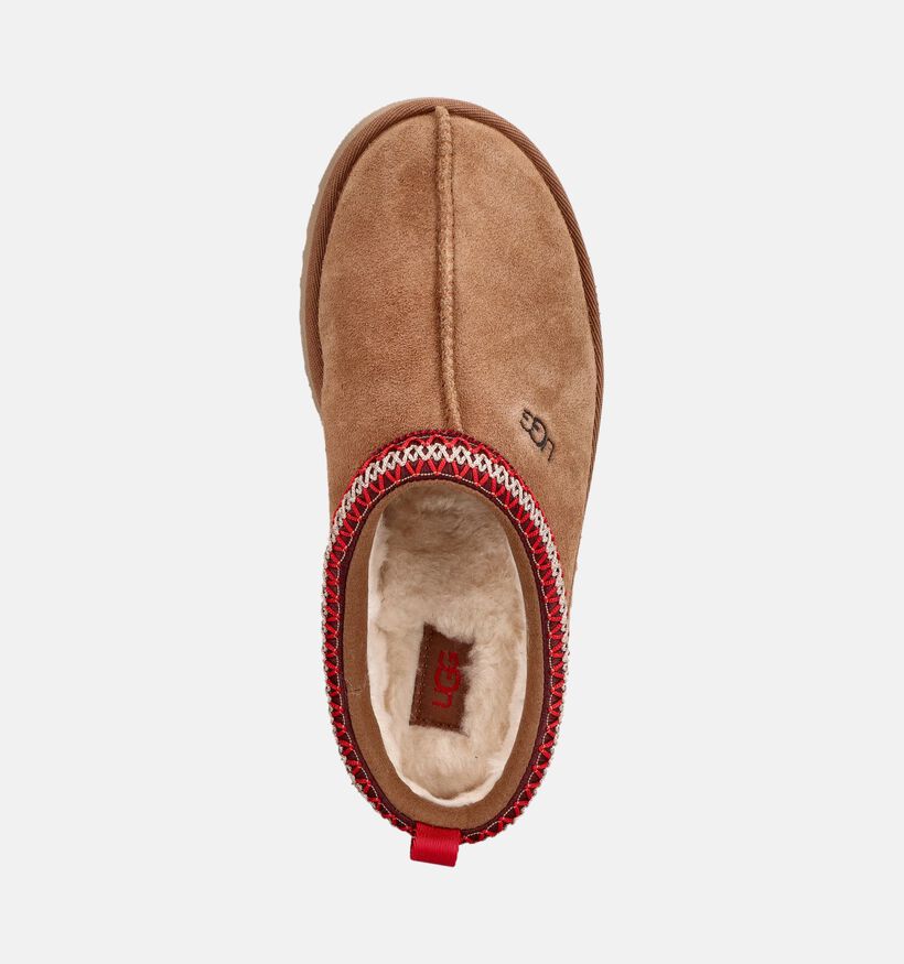 UGG Tazz Pantoufles Ouverts en Cognac pour filles (377989)