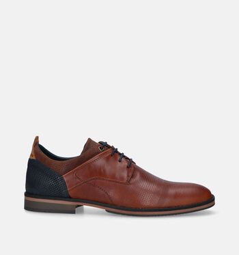 Geklede schoenen cognac