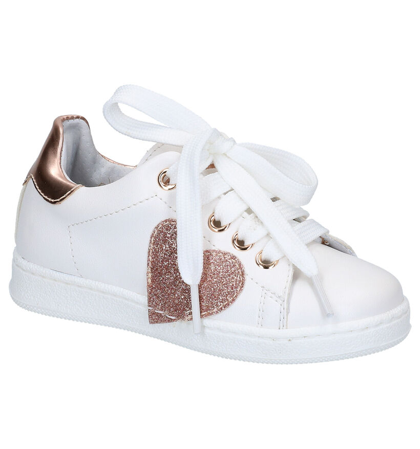 K3 Chaussures basses en Blanc en simili cuir (282890)