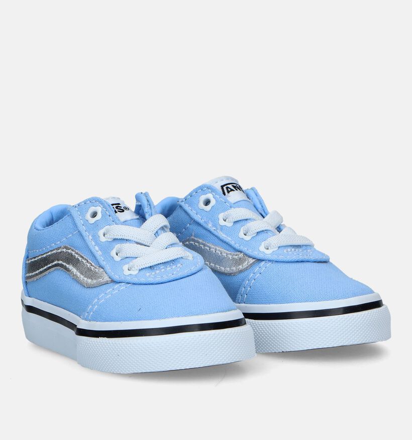 Vans Ward Slip-on TD Baskets en Bleu pour filles, garçons (327971)