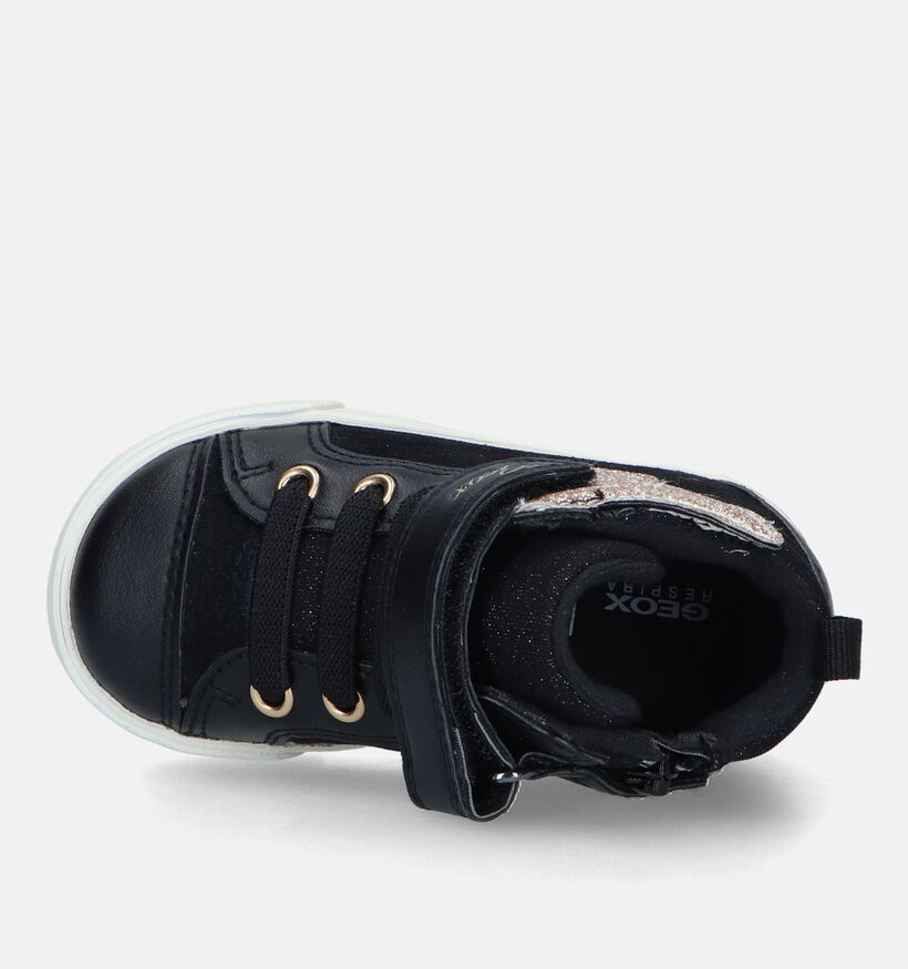 Geox Kilwi Chaussures haute en Noir pour filles (330108) - pour semelles orthopédiques