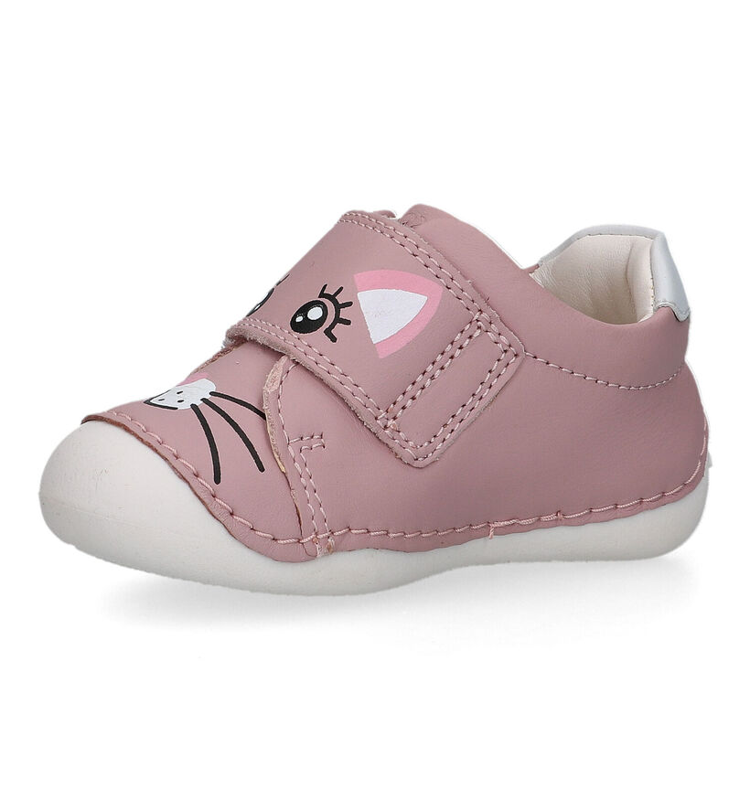 Geox Tutim Beige Babyschoentjes in leer (320636)