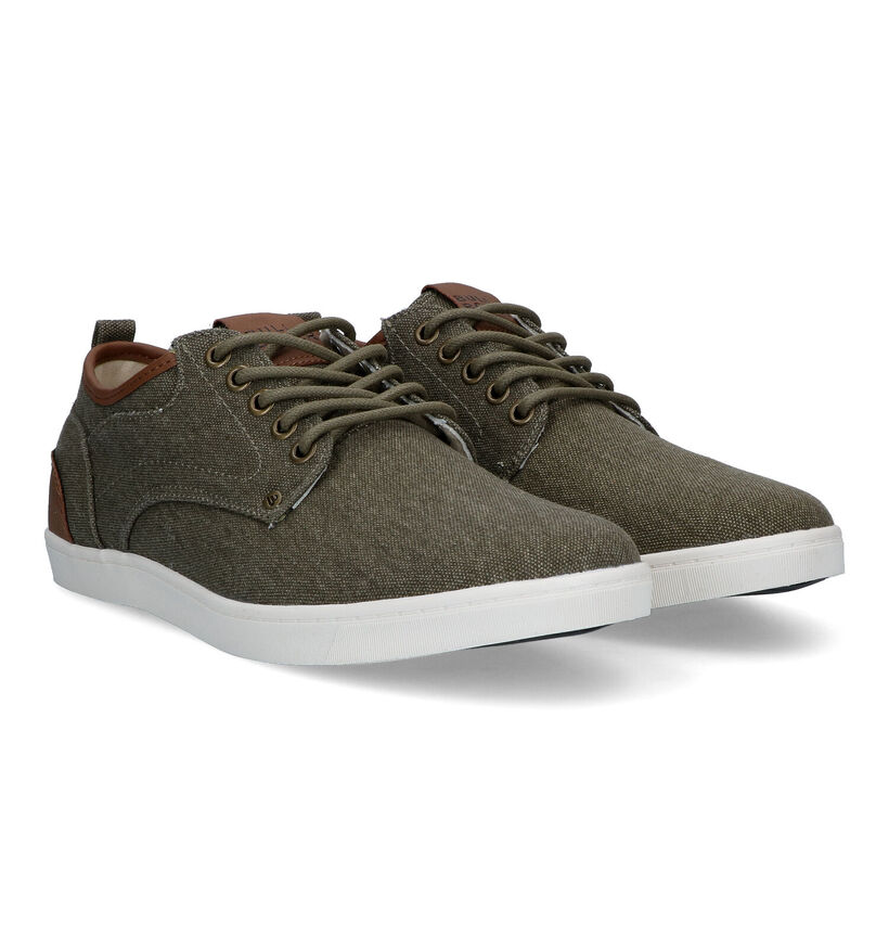 Bullboxer Chaussures à lacets en Vert kaki pour hommes (321347)