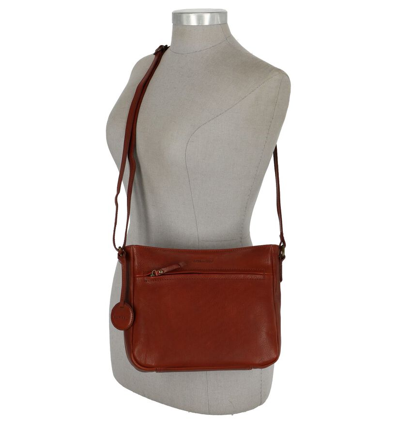 Burkely Ranger Zwarte Crossbody Tas in leer (301676)