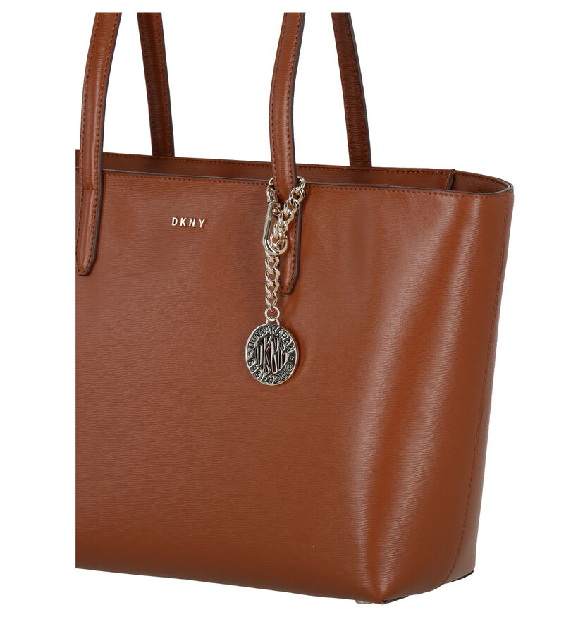 DKNY Sac Bandoulière en Cognac en verni (281765)