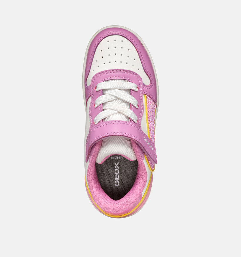 Geox Washiba Roze Sneakers voor meisjes (356420) - geschikt voor steunzolen