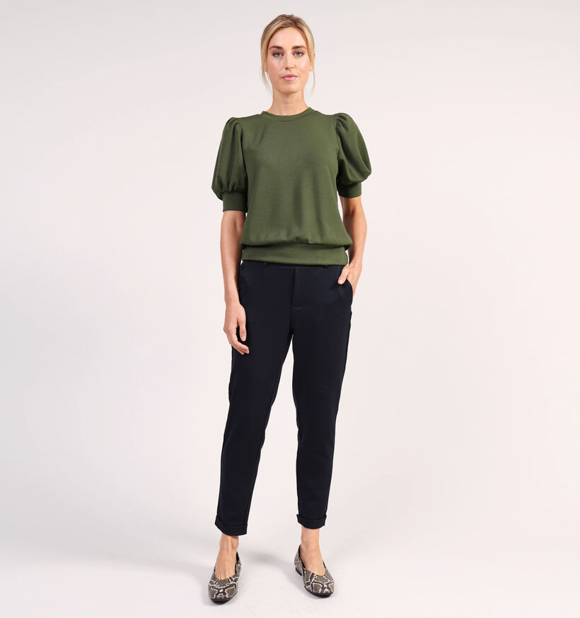Minus Livana Sweatshirt en Vert kaki pour femmes (359849)
