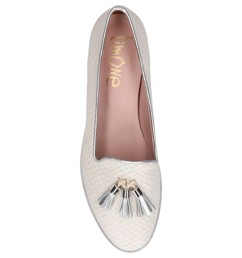 Via Limone Loafers en Blanc en cuir (250812)