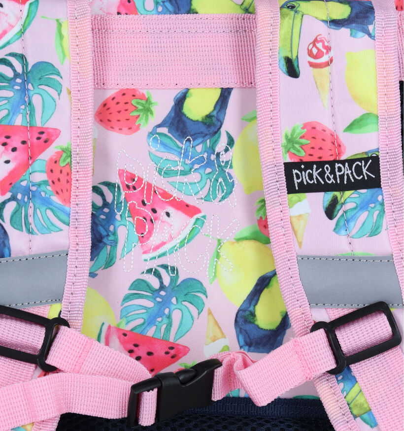 Pick & Pack Tropical Fruit Cartable en Rose pour filles (312386)