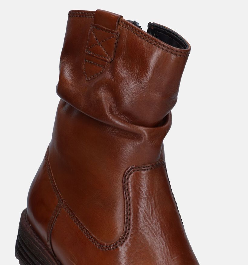 Signatur Cognac Biker Boots voor dames (329251)