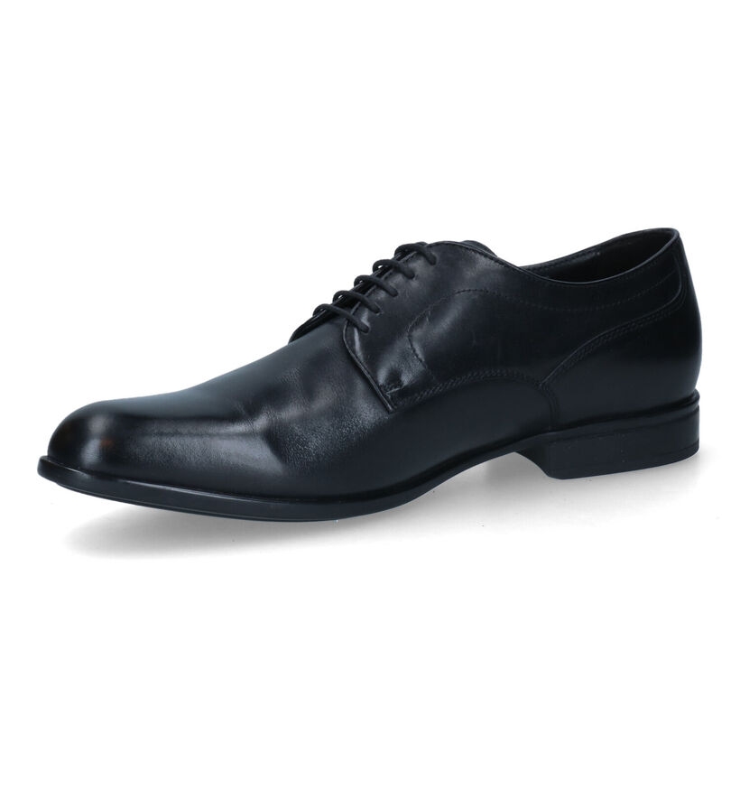 Geox Iacopo Chaussures habillées en Noir en cuir (315646)