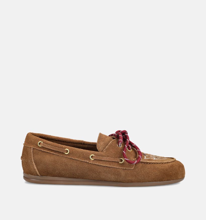 Shoecolate Chaussures plates en Cognac pour femmes (385093)
