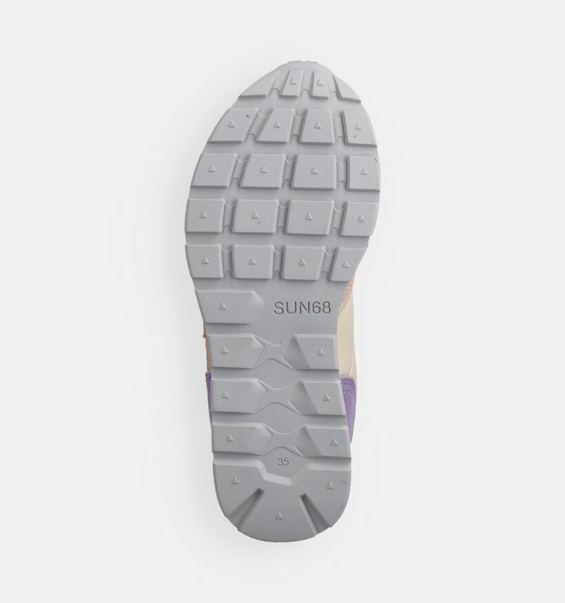 Sun68 Star Girl Mix Roze/Paarse Sneakers Colorblock voor meisjes (369055) - geschikt voor steunzolen