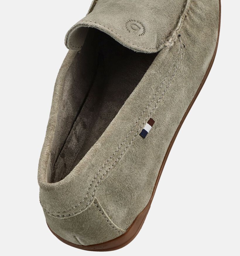 Bugatti Kakigroene Mocassins voor heren (370716) - geschikt voor steunzolen