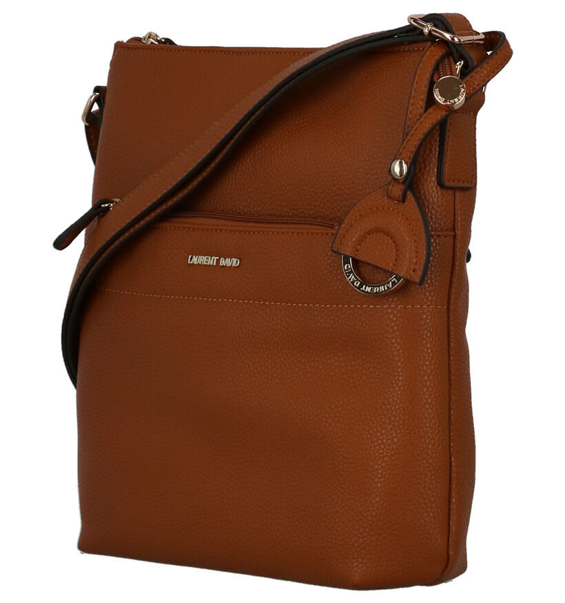 Laurent David Laura Zwarte Crossbody Tas in kunstleer (272031)