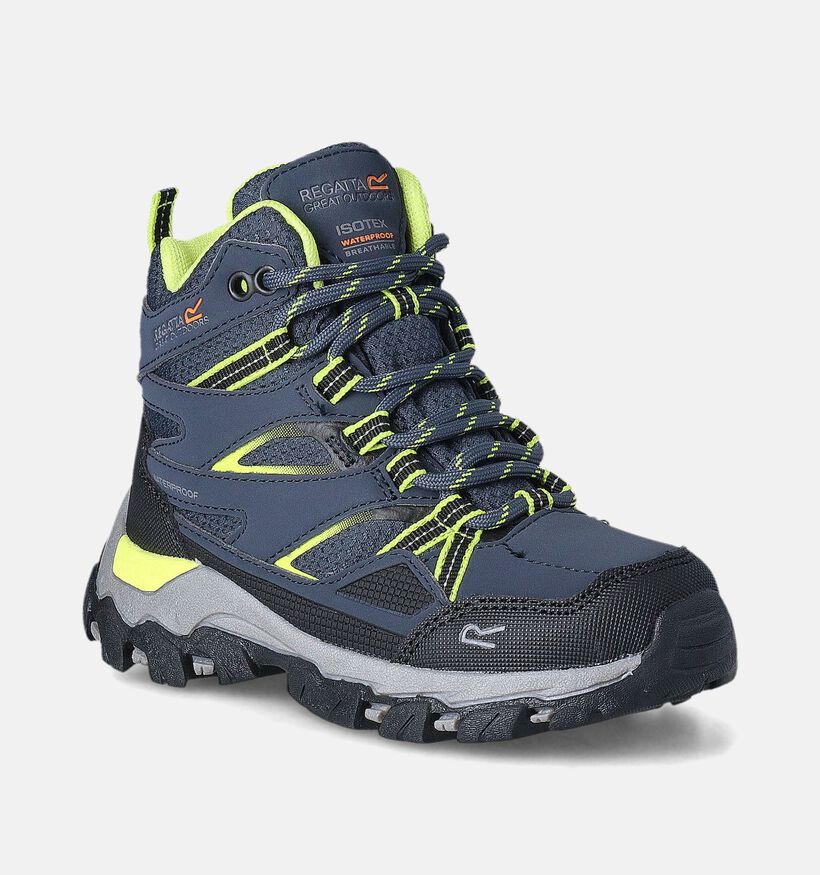 Regatta HolcombeIII Bt Jnr Blauwe Wandelschoenen voor jongens (361304) - geschikt voor steunzolen