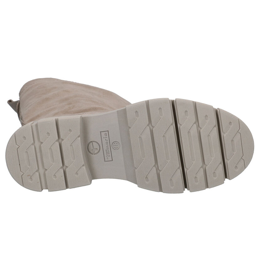 Tamaris Touch It Bottes en Beige en daim (297100)
