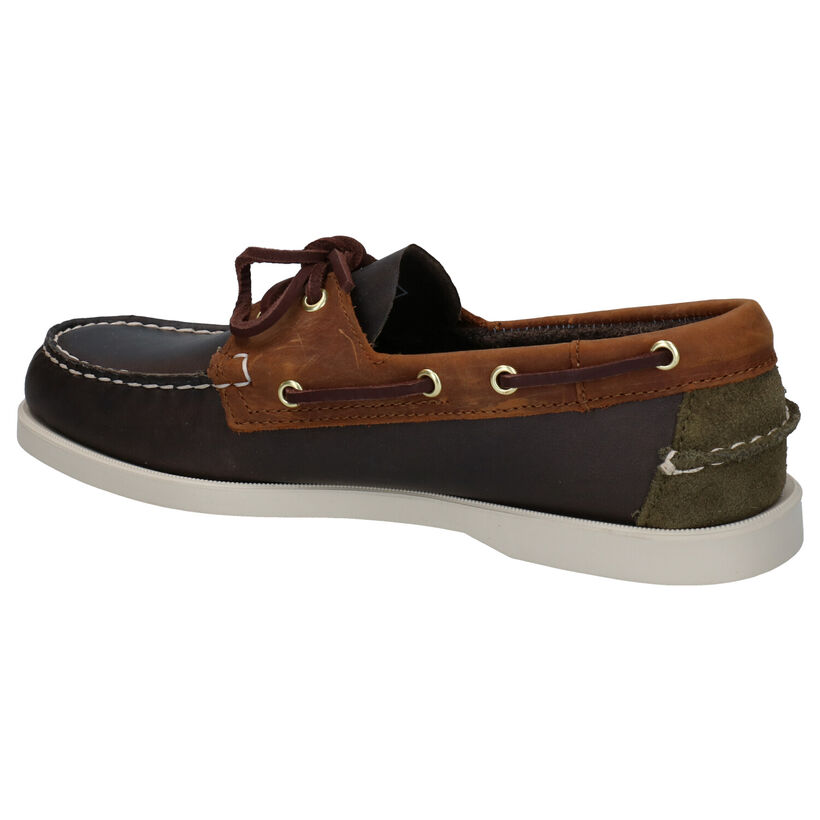 Sebago Dockside Chaussures bateau en Marron en cuir (287483)