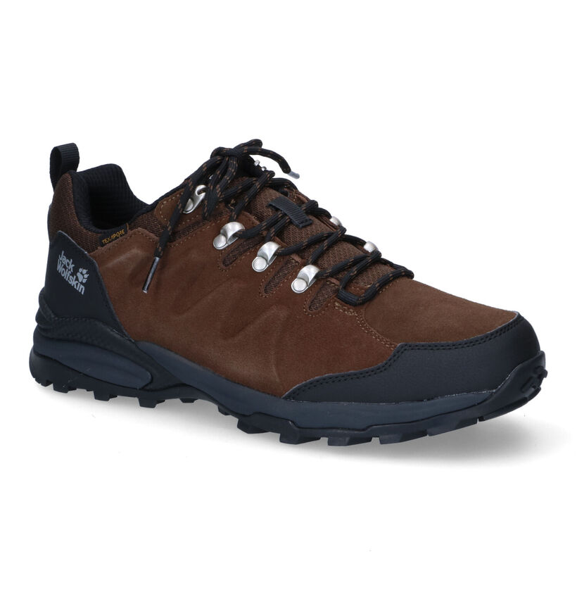 Jack Wolfskin Refugio Texapore Chaussures de randonnée en Marron pour hommes (294242) - pour semelles orthopédiques