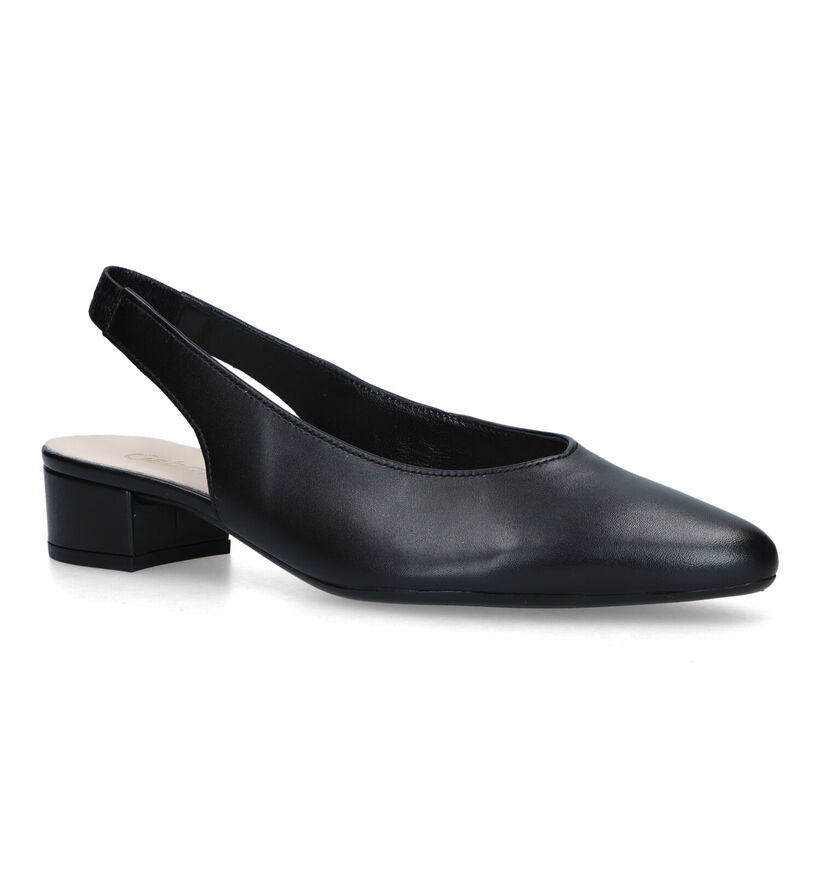 Gabor escarpins slingback en Noir pour femmes (323199)