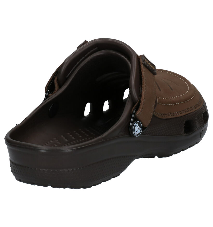 Crocs Yukon Vista Bruine Slippers in nubuck (270738)