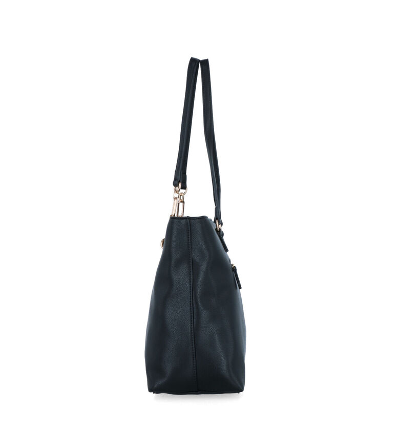 L.Credi Kate Zwarte Shopper Tas met Rits voor dames (327554)