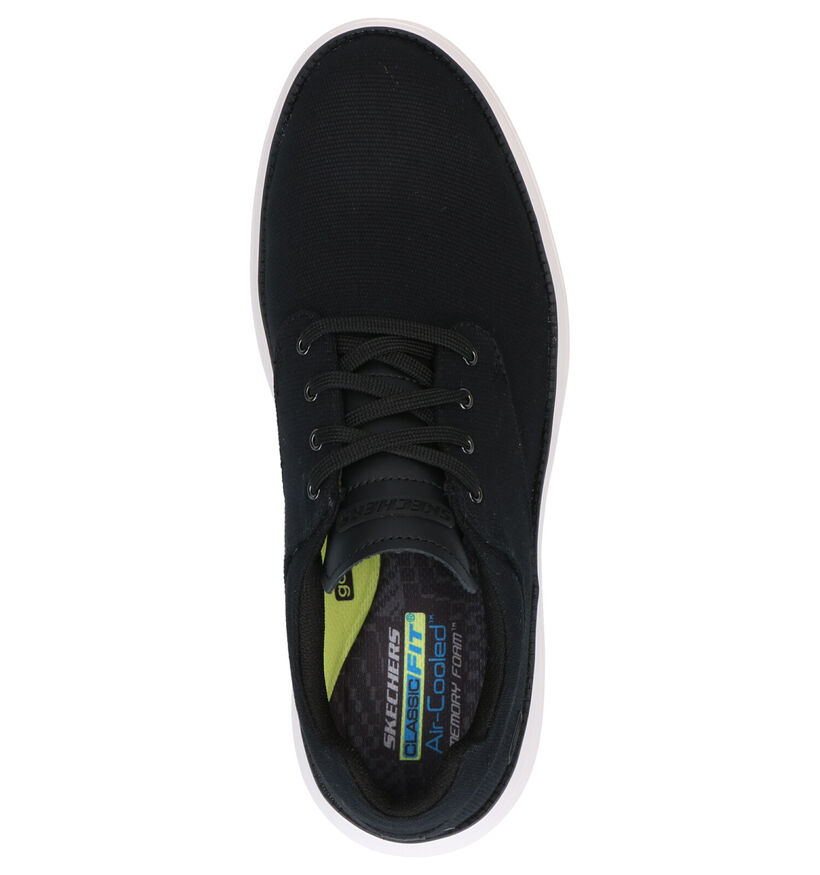Skechers Status 2.0 Chaussures à lacets en Noir en textile (272799)