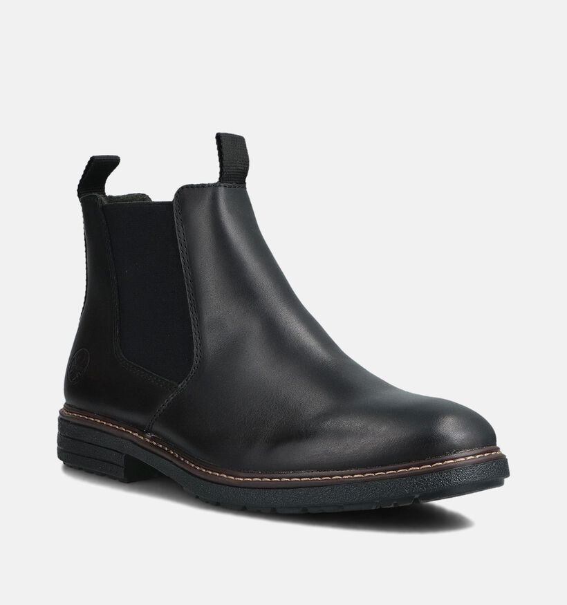Rieker Bottines Chelsea en Noir pour hommes (363497)