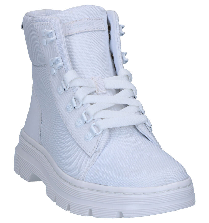Dr. Martens Combs Witte Boots in stof (265746)