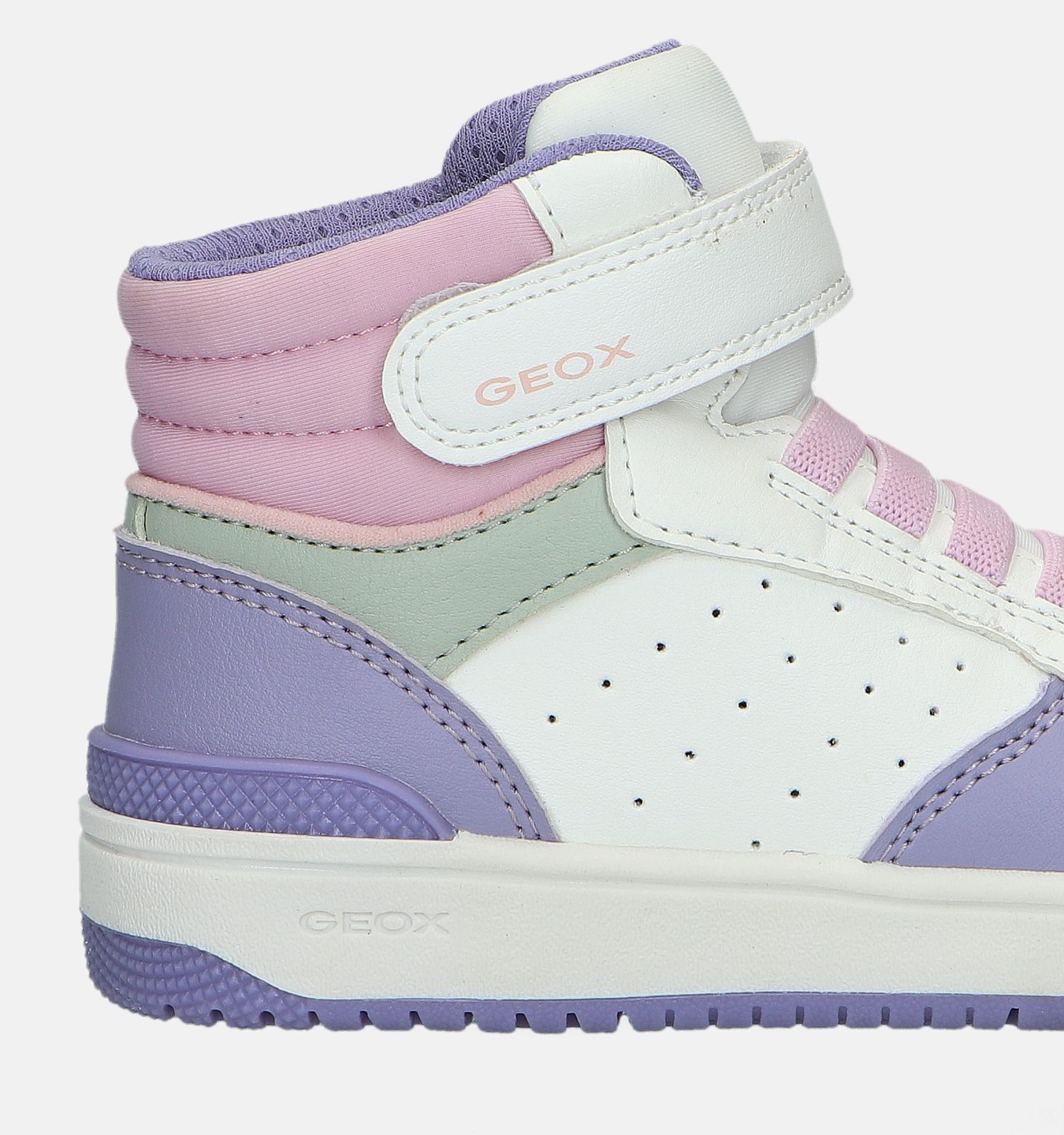 Geox Washiba Paarse Hoge Sneakers Meisjes Sneakers Online op TORFS.BE