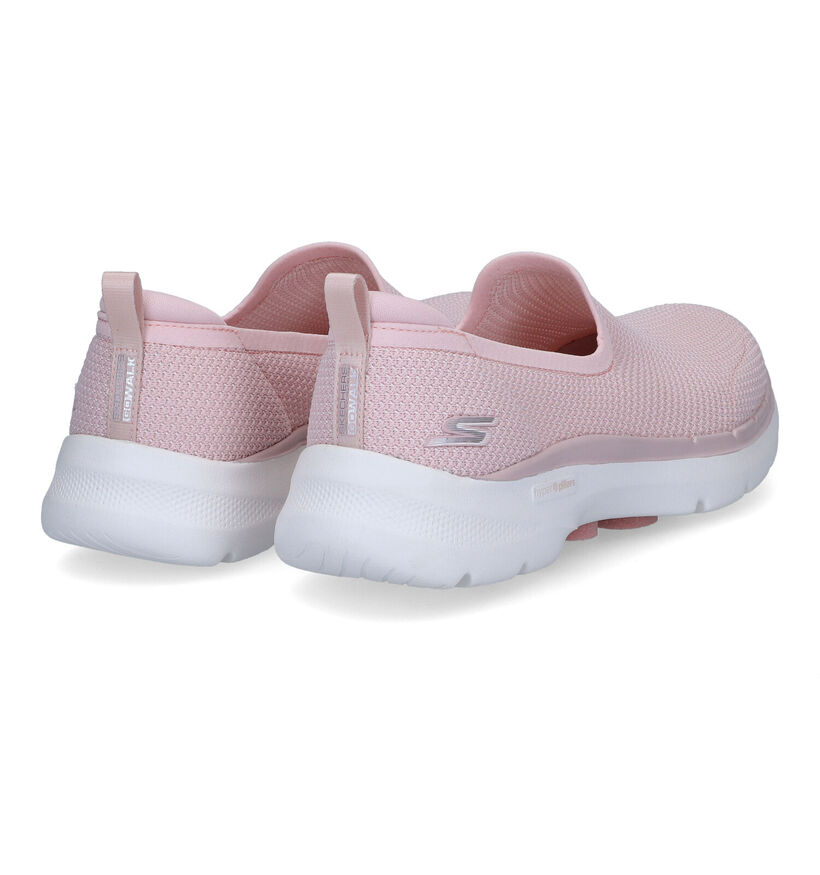 Skechers Go Walk 6 Clear Virtue Baskets en Rose pour femmes (305300)