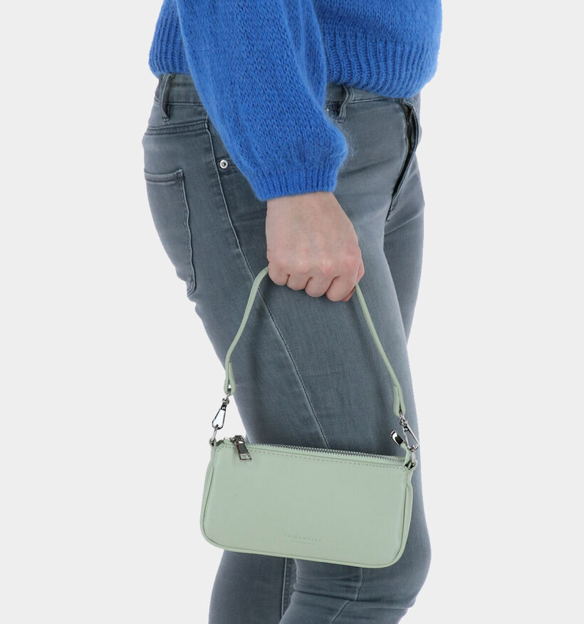 Seidenfelt Hamina Groene Crossbody Tas in kunstleer (288712)