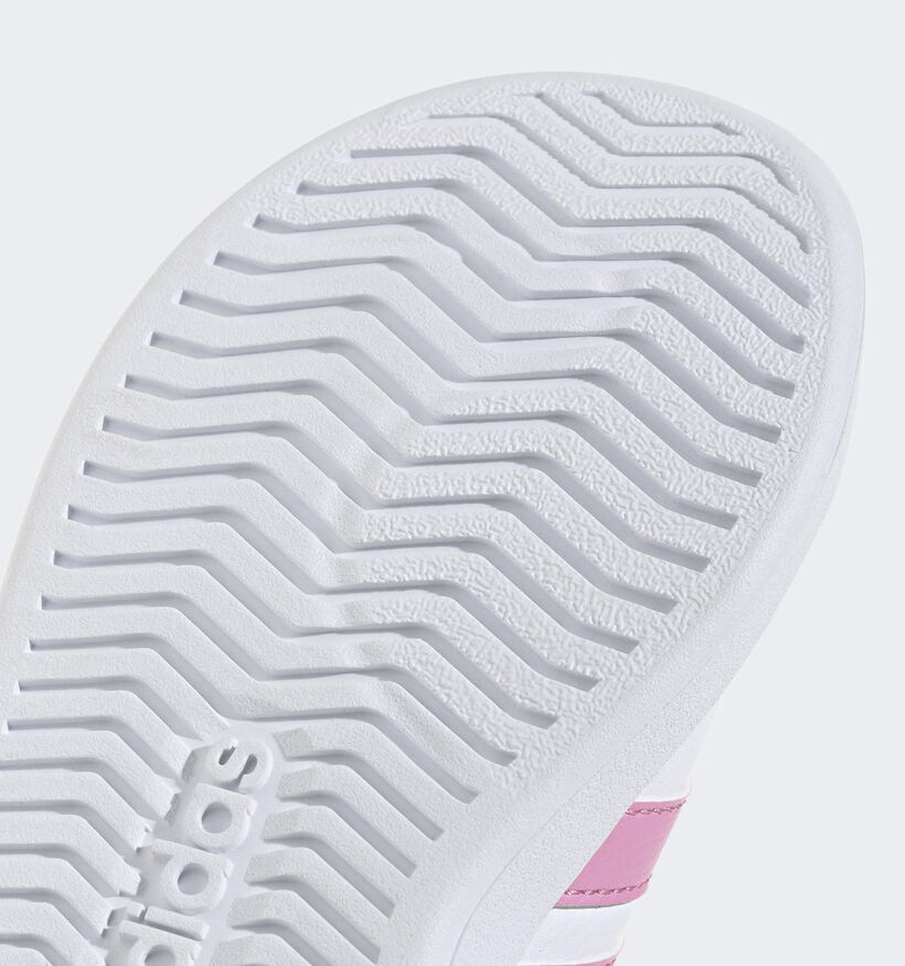 adidas Streettalk Baskets basses en Blanc/Rose pour filles (375482)