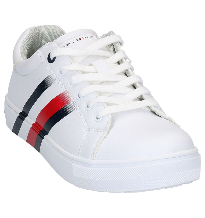 Tommy Hilfiger Witte Veterschoenen in kunstleer (266596)