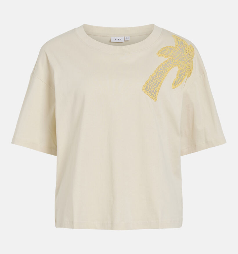Vila Rubie Beige T-shirt voor dames (374286)
