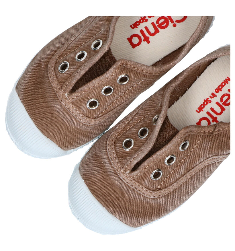 Cienta Blauwe Slip-ons voor jongens, meisjes (340020) - geschikt voor steunzolen