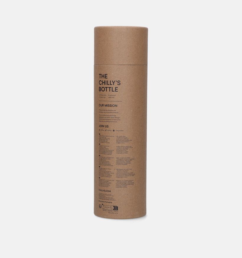Chilly's Pastel Edition Gourde en Bleu 500ml pour filles, hommes, femmes, garçons (348991)