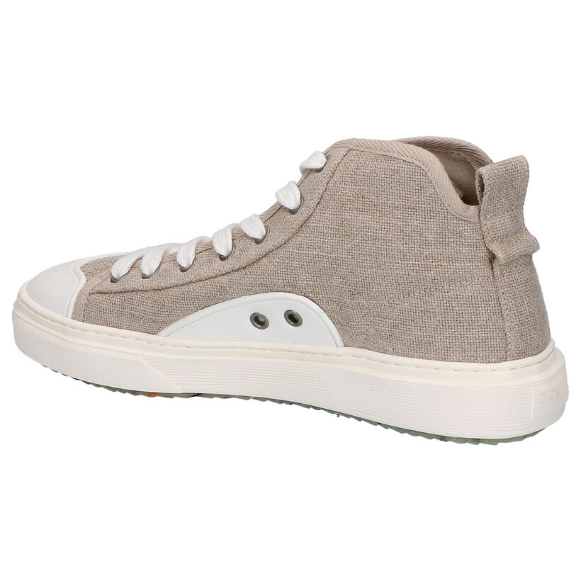 ZOURI Esox Baskets en Beige en textile (275203)