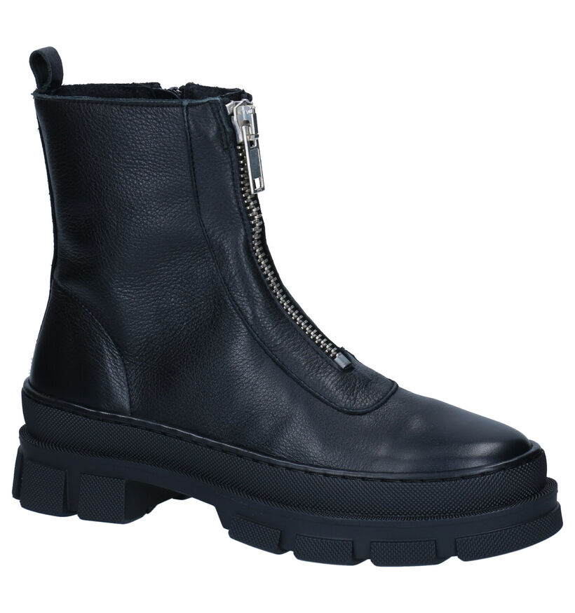 Tango Romy Welt Zwarte Boots voor dames (299276) - geschikt voor steunzolen