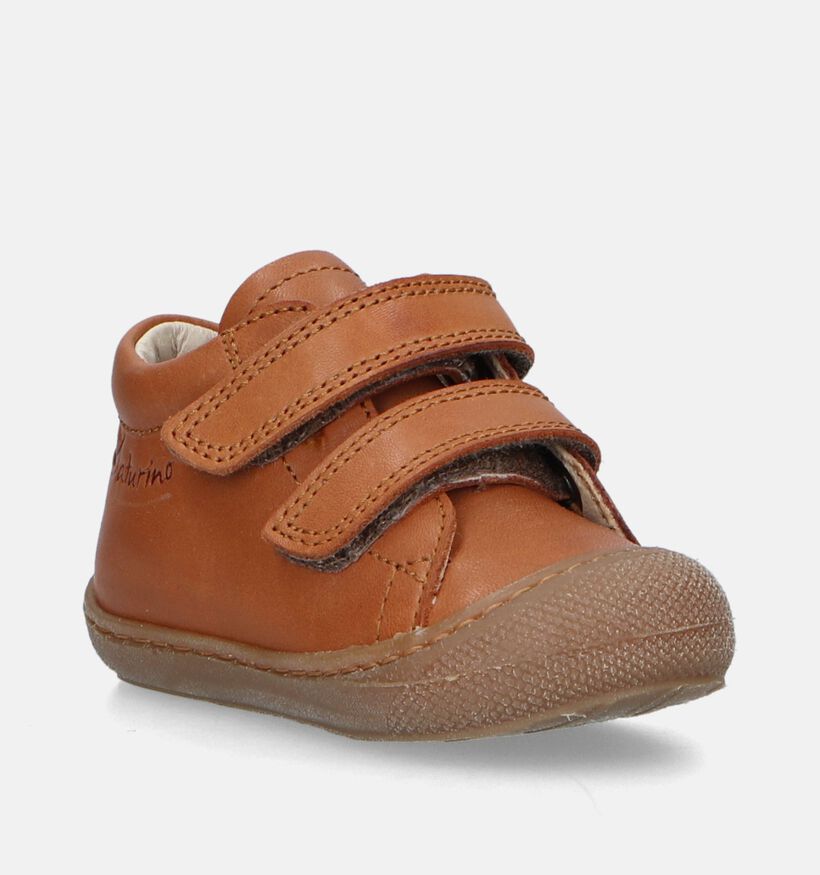Naturino Cocoon Bruine Babyschoenen voor jongens, meisjes (347607) - geschikt voor steunzolen