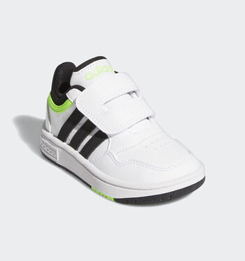 adidas Hoops Low Baskets Cloud White/ Core Black/ Green