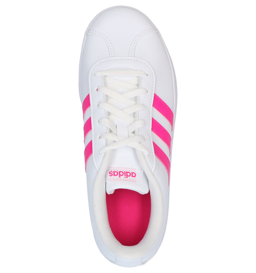 adidas VL Court Witte Sneakers in kunstleer (264859)