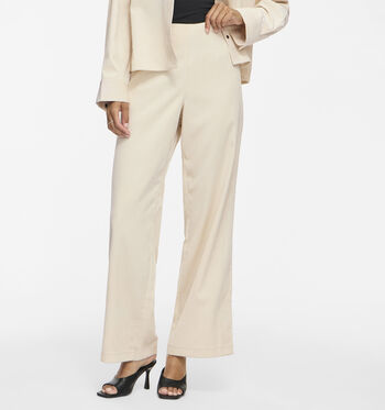 Vila Broeken Beige