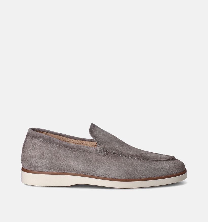 Berkelmans Mouras Mocassins en Taupe pour hommes (357855) - pour semelles orthopédiques