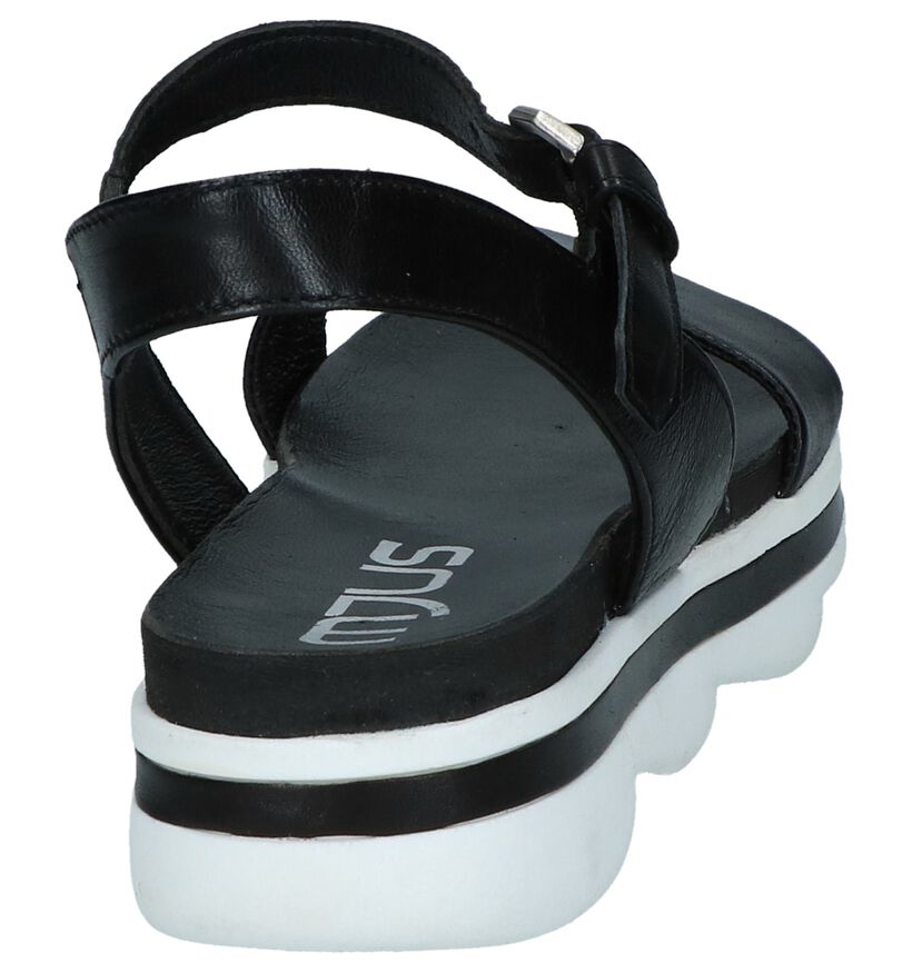 Zwarte Sandalen Mjus in leer (243073)