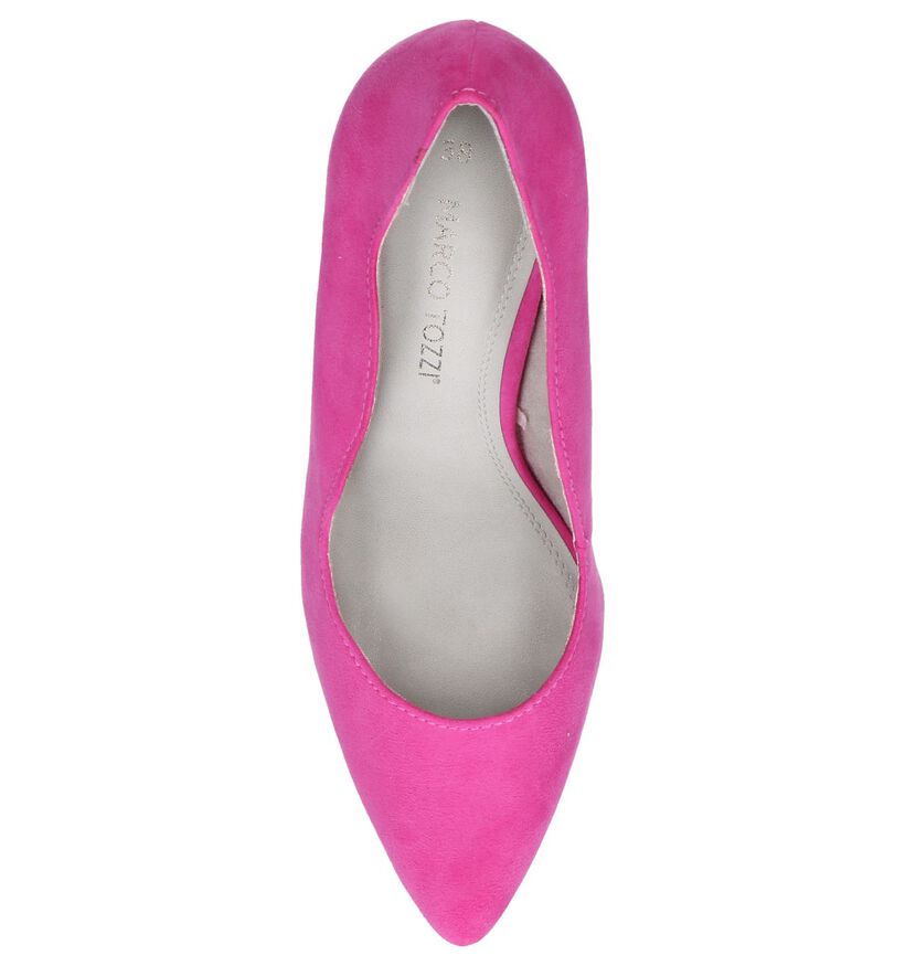 Fuxia Pumps Marco Tozzi in stof (242968)